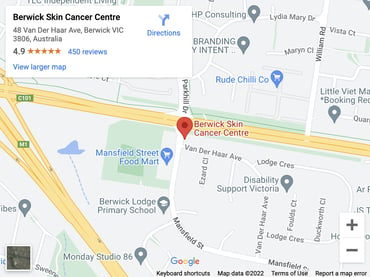 Berwick Skin Cancer Centre location image