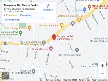 Coorparoo Skin Cancer Centre location image