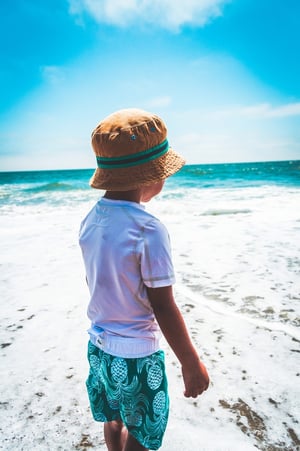 Kid On Beach