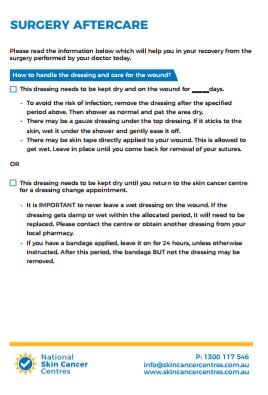 Surgery Aftercare image