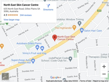 North East Skin Cancer Centre<span>  (formerly Redgum Skin Cancer Clinic)</span> location image
