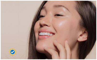 Woman with beautiful skin