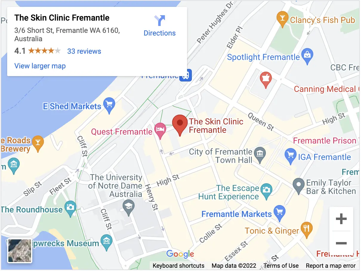 Fremantle map